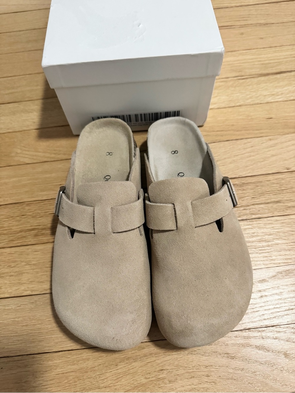 EUC Quince Water Repellent Suede
Clog Mule